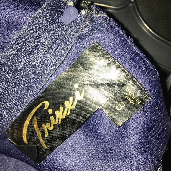 Navy blue prom dress - Picture 4 of 5